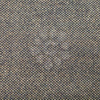 square background from green and brown tweed fabric close up