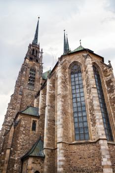 travel to Brno city - Cathedral of St Peter and Paul in Brno, Czech