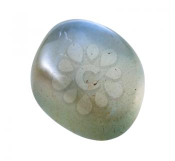 natural mineral gem stone - specimen of Moonstone (adularia, adular) gemstone isolated on white background close up