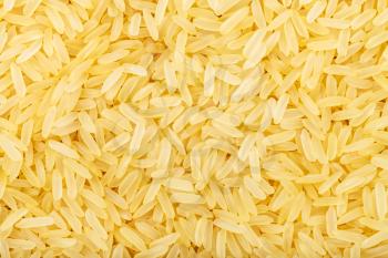 food background - yellow converted long-grain Indica rice