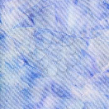 textile background - abstract blue and violet colored silk batik