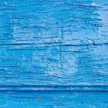 blue painted wooden texture - two old board