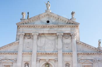 travel to Italy - facade of basilica di san giorgio maggiore in Venice