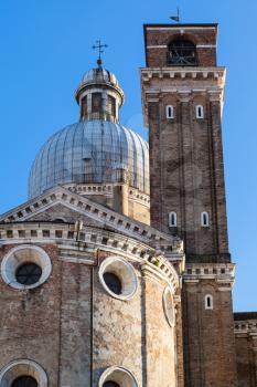 travel to Italy - dome and towers of Padua Cathedral