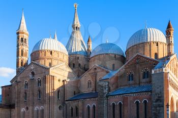 travel to Italy - edifice of Pontifical Basilica of Saint Anthony of Padua (Basilica di sant'antonio di padova) in Padua city