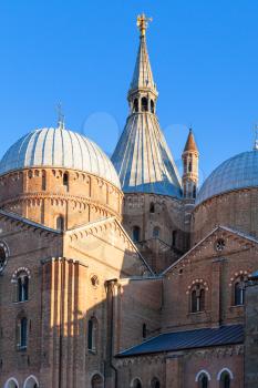 travel to Italy - building of Pontifical Basilica of Saint Anthony of Padua (Basilica di sant'antonio di padova) in Padua city