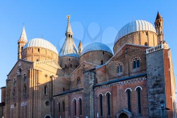 travel to Italy - view of Pontifical Basilica of Saint Anthony of Padua (Basilica di sant'antonio di padova) in Padua city