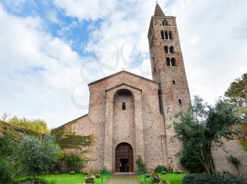 travel to Italy - front view of basilica San Giovanni Evangelista in Ravenna city