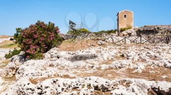 travel to Italy - Archaeological Park (Parco Archeologico della Neapolis) of Syracuse city in Sicily
