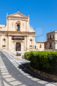 travel to Italy - church of Roman Catholic Diocese of Noto city in Sicily