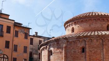 travel to Italy - view of Rotonda di san lorenzo in Mantua city in spring