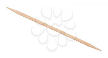 double sided beechwood toothpick isolated on white background