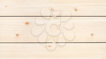 panoramic wooden background - unpainted wood panel from three horizontal pine planks