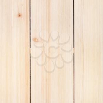 square wooden background - unpainted wood board from vertical pine planks
