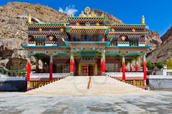 Buddhist monastery in Kaza. Spiti Valley, Himachal Pradesh, India