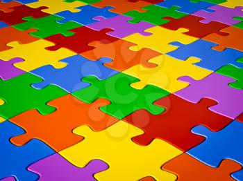 Jigsaw puzzle background