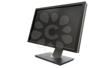 Computer monitor isolated on white background