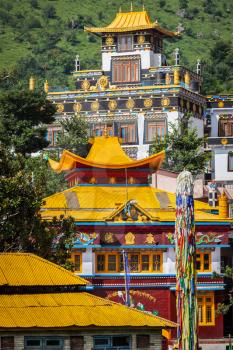 Buddhist temples in Rewalsar, Himachal Pradesh, India