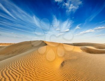 Dunes of Thar Desert, Rajasthan India