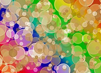 Multicolored blurry and spotty abstract background.Digitally generated image.