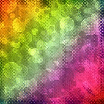 Multicolored fairy bokeh abstract background.Digitally generated image.