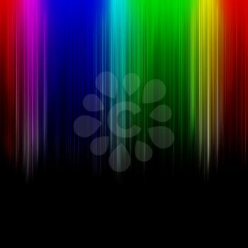 Rainbow abstract multicolored striped background.Digitally generated image.
