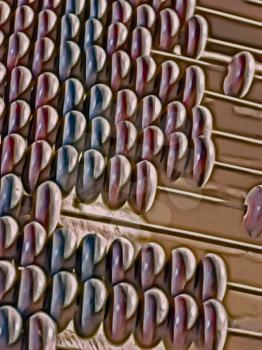 Old abacuses taken closeup.Digitally generated image.
