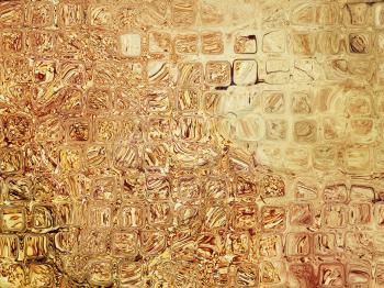 Brown and beige abstract cube shape pattern as background.Digitally generated image.