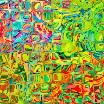 Multicolored cube shape pattern as abstract background.Digitally generated image.