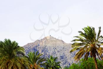 View of the Mount Tahtali.Kemer, Antalya Province, Turkey.