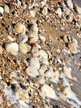 Coastal stones taken closeup suitable as background.