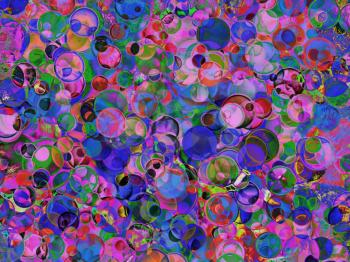 Multicolored spotted abstract background.Digitally generated image.