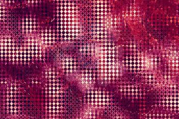 Pink rhombus shape pattern as abstract background.digitally generated image.