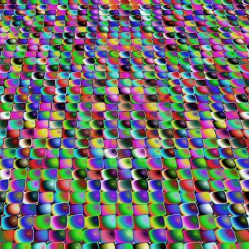 Multicolored mosaic pattern as abstract background.Digitally generated image.