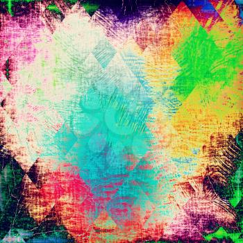 Multicolored abstract background with polygonal geometric shapes.Digitally generated image.