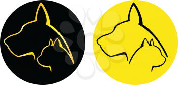 Dog and Cat logotypes 