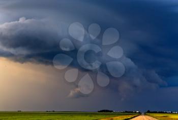 Prairie Storm Clouds ominous weather Saskatchewan Canada
