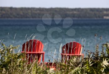 Owen Sound Ontario Georgian Bay chairs Canada