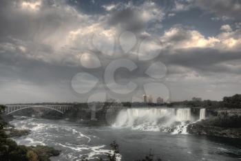 Niagara Falls Daytime Ontario New York Canada USA