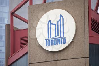 Toronto City Logo on a building downtown