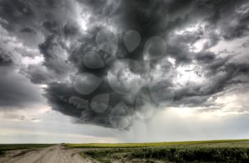 Storm Clouds Saskatchewan major hail and wind