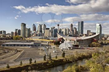 Calgary Alberta Canada Skyline major City saddledome