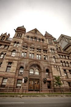 old city hall Toronto downtown brownstone building