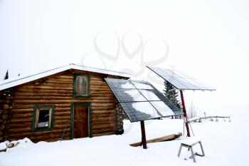 Solar Panels Saskatchewan Hunting Lodge