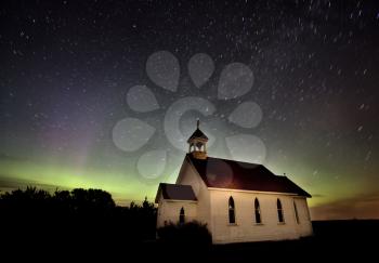 Northern Lights Canada green and purple Saskatchewan