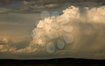 Prairie Storm in Saskatchewan Canada storm clouds