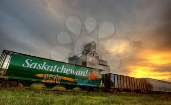 Saskatchewan Grain Elevator Tuxford rail car transportation