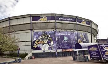 Vikings Stadium Minneapolis Metrodome downtown Minnesota