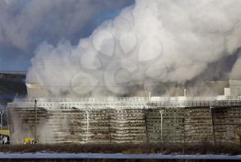 Industrial Pollution refinery in Saskatchewan Canada environment
