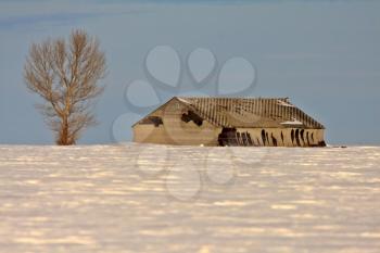 Abandoned Barn near City Regina Saskatchewan
